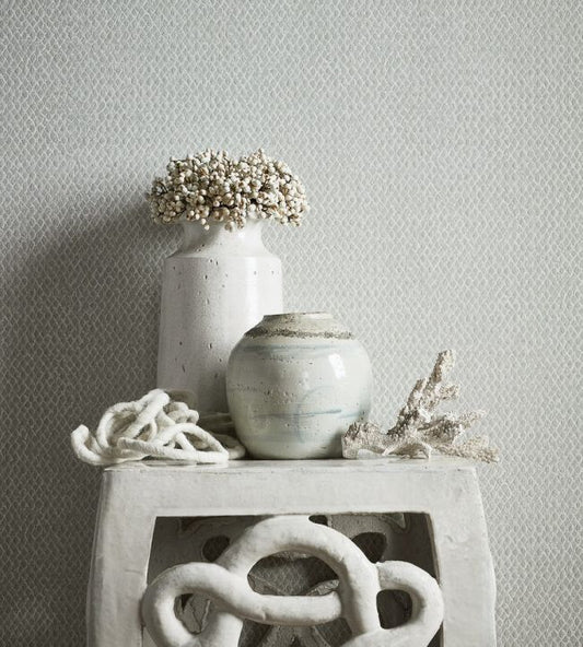 Portland Wallpaper - White - Thibaut - T75138 - Premier Wallcovering