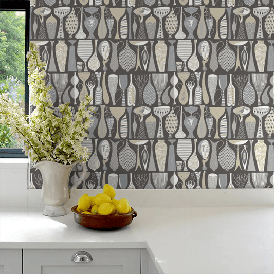 Pottery Wallpaper - Beige - Boråstapeter - 1758 - Premier Wallcovering