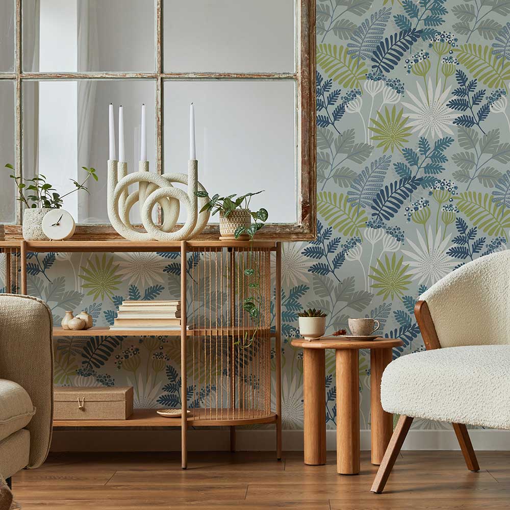 Praslin Wallpaper - Sky - A Street Prints - FD26450 - Premier Wallcovering