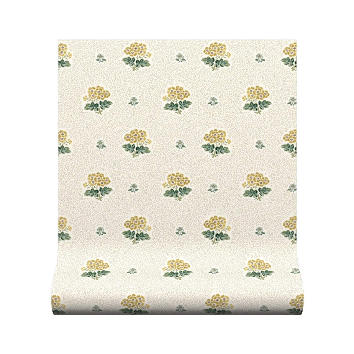 Primula Wallpaper - Gold - Warner House - Premier Wallcovering