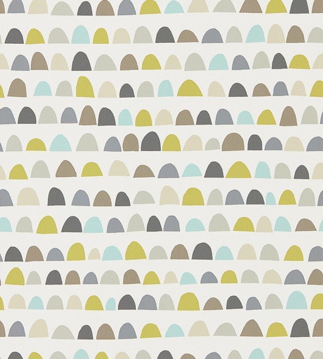 Priya Wallpaper - Mist / Pear / Pewter - NLOH111296 - Scion - Premier Wallcovering