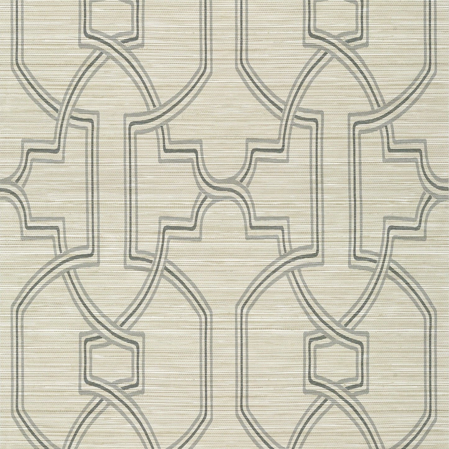 Promenade Wallpaper - Linen - Thibaut - T278 - Premier Wallcovering