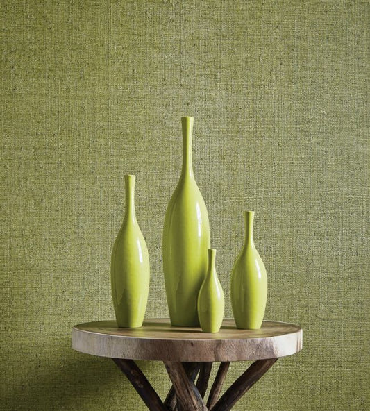 Provincial Weave Wallpaper - Spring Green - Thibaut - T72798 - Premier Wallcovering