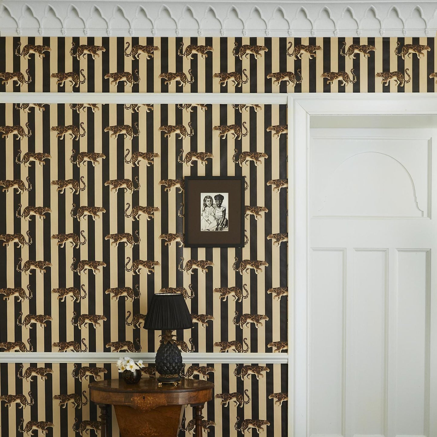 Prowl Wallpaper - Clay & Black - House of Hackney - 1 - WA - PRO - DI - C&B - XXX - Premier Wallcovering
