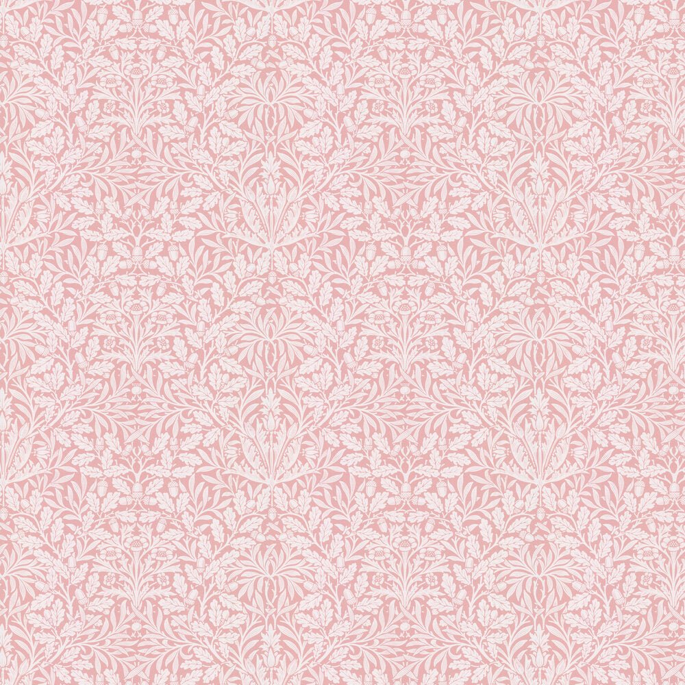 Pure Acorn Wallpaper - Blush - 217399 - Morris Wallpaper WD - Premier Wallcovering