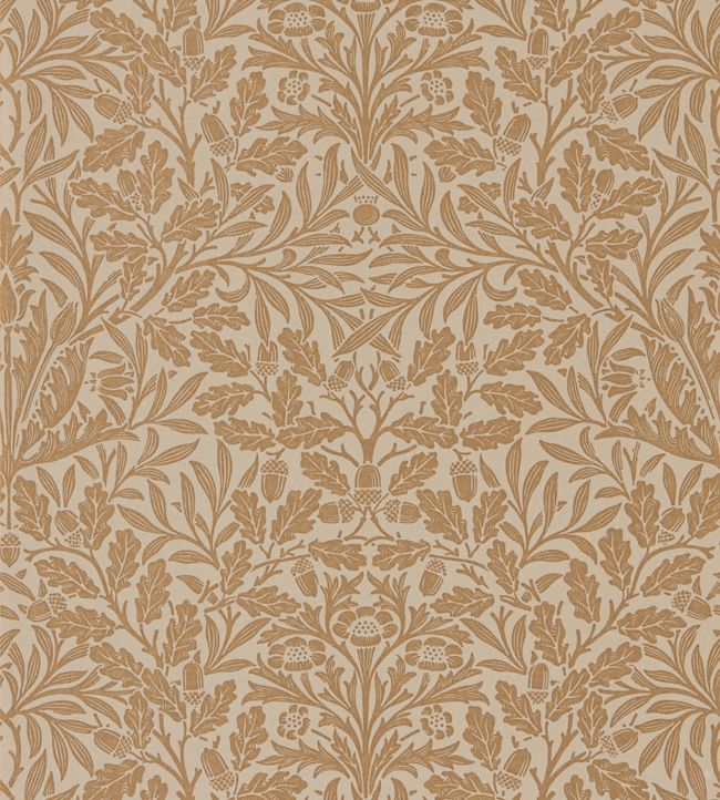 Pure Acorn Wallpaper - Gilver/Copper - 216041 - Morris & Co - Premier Wallcovering