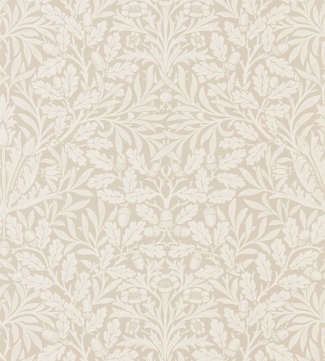 Pure Acorn Wallpaper - Linen/Ecru - 216040 - Morris & Co - Premier Wallcovering
