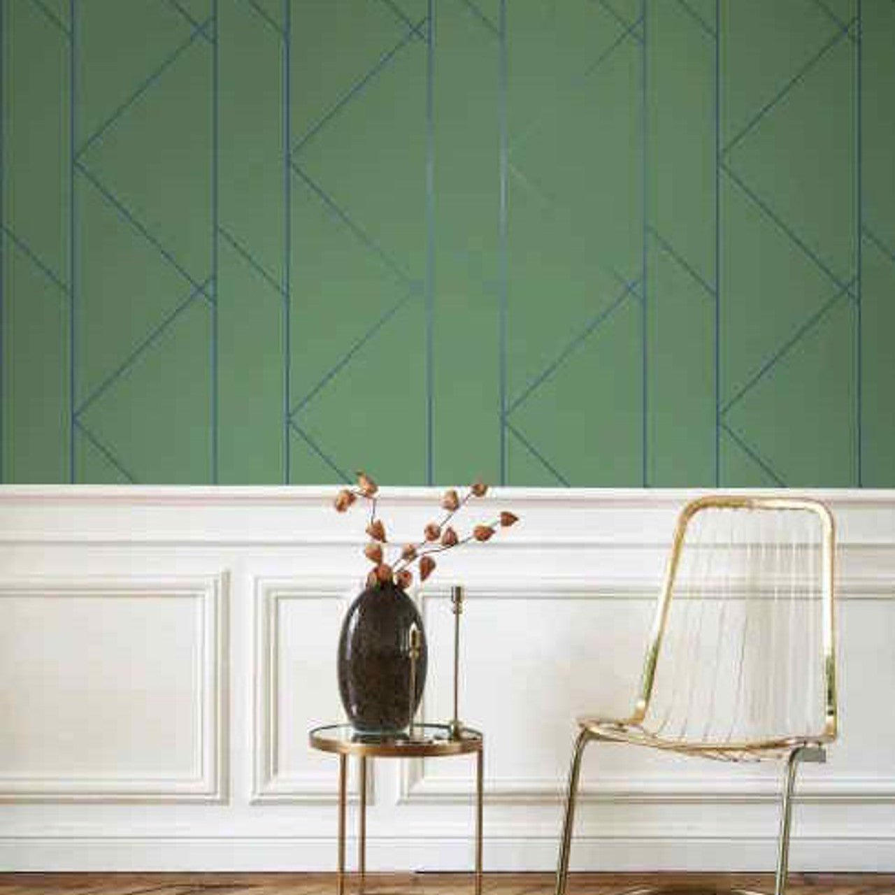 Pure Alchimie Wallpaper - Vert Canopee - Casadeco - 89907622 - Premier Wallcovering