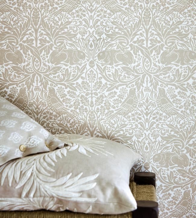 Pure Brer Rabbit Wallpaper - Gilver - 216532 - Morris & Co - Premier Wallcovering