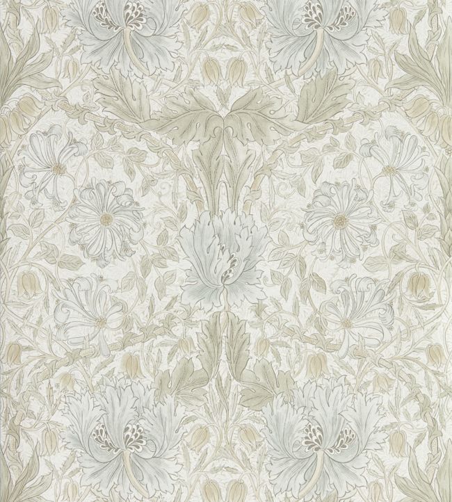 Pure Honeysuckle & Tulip Wallpaper - Linen - 216526 - Morris & Co - Premier Wallcovering