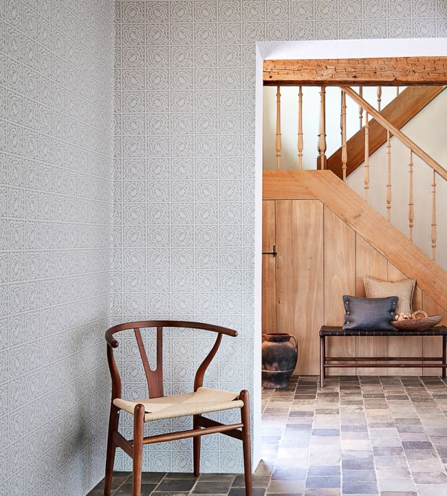 Pure Scroll Wallpaper - Lightish Grey - 216544 - Morris & Co - Premier Wallcovering
