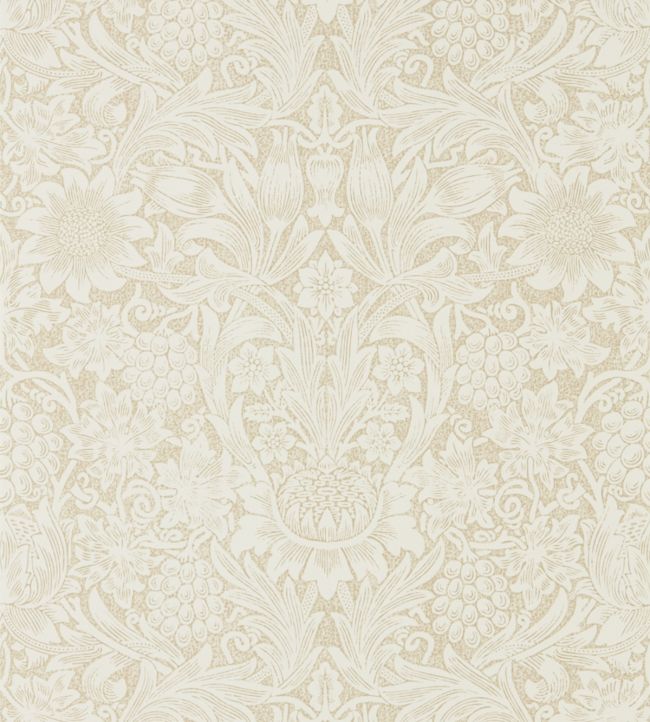 Pure Sunflower Wallpaper - Parchment/Gold - 216047 - Morris & Co - Premier Wallcovering