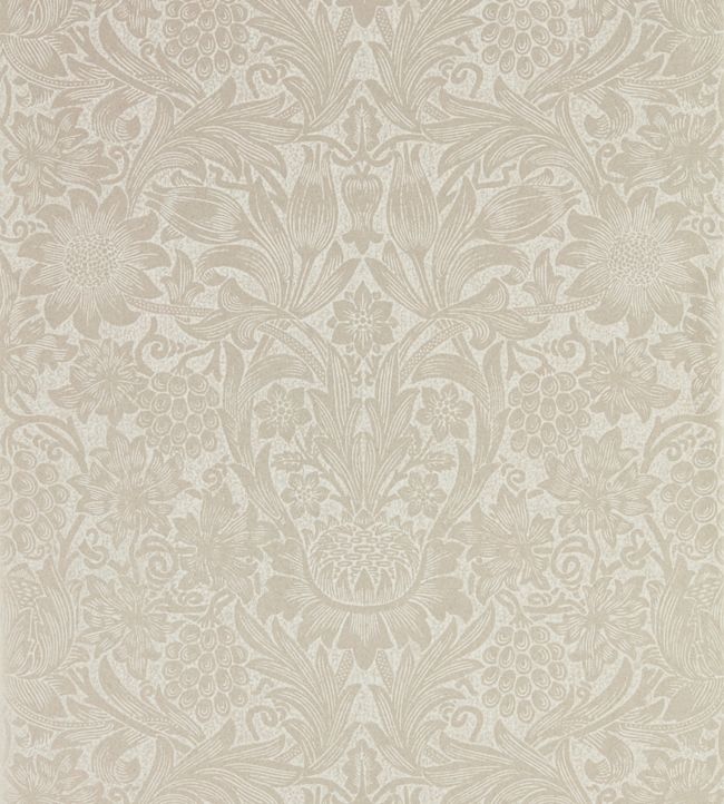 Pure Sunflower Wallpaper - Pearl/Ivory - 216048 - Morris & Co - Premier Wallcovering