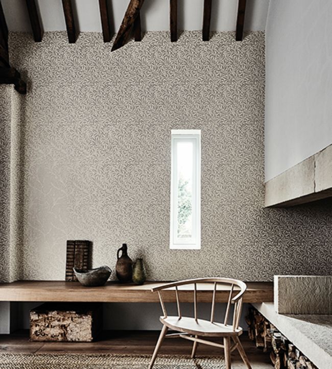Pure Willow Bough Wallpaper - Dove/Ivory - 216025 - Morris & Co - Premier Wallcovering