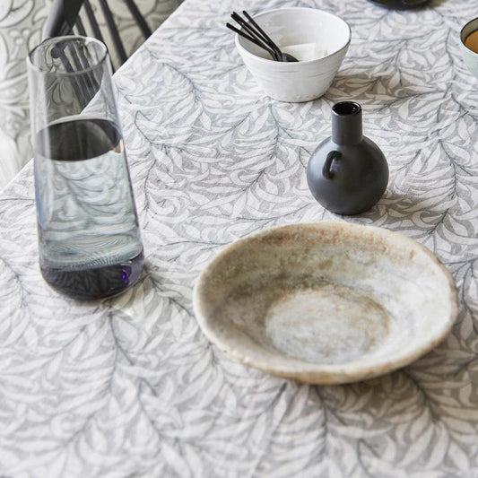 Pure Willow Boughs Print Fabric - Lightish Grey - Morris & Co - 226479 - Premier Wallcovering