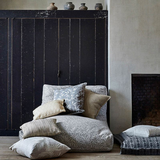 Pure Willow Boughs Weave Fabric - Flax - Morris & Co - 236642 - Premier Wallcovering