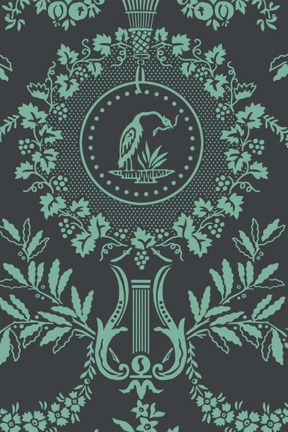 Purnon Wallpaper - Arsenic - 6205 - Farrow & Ball - Premier Wallcovering