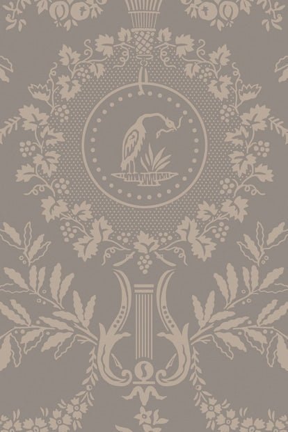 Purnon Wallpaper - Charleston Gray - 6202 - Farrow & Ball - Premier Wallcovering