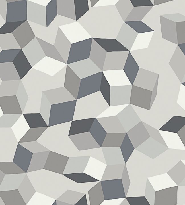 Puzzle Wallpaper - Charcoals on Stone - 105/2007 - Cole & Son - Premier Wallcovering