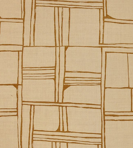 Quadrant Fabric - Tobacco - Christopher Farr Cloth - CF605 - 04 - Premier Wallcovering