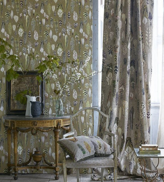 Quill Wallpaper - Gold - PDG1030/02 - Designers Guild - Premier Wallcovering