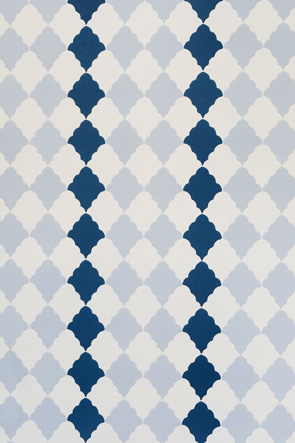 Quilted Harlequin Wallpaper - Two Blues - BG2800102 - Barneby Gates - Premier Wallcovering