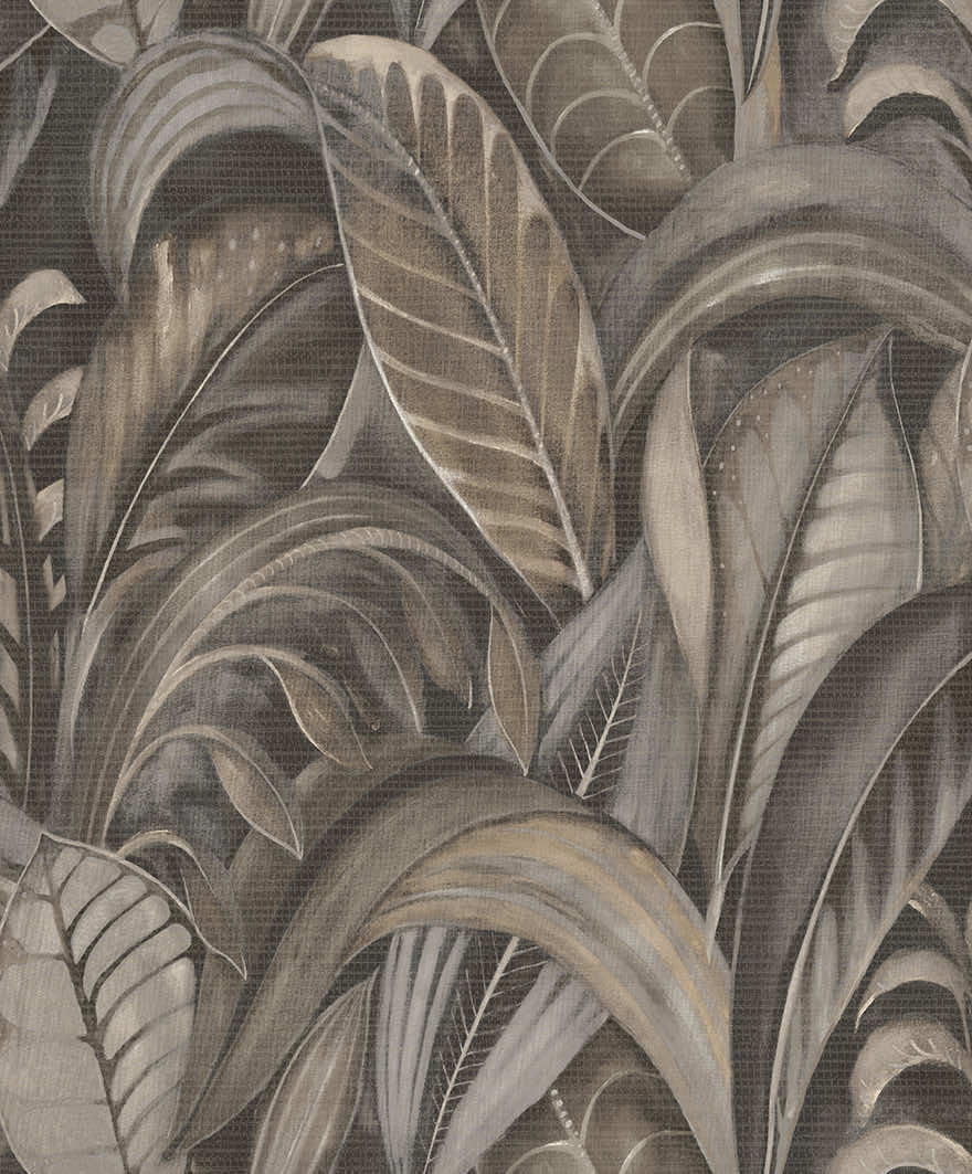Raffia Wallpaper - Charcoal - Holden Décor - 65942 - Premier Wallcovering