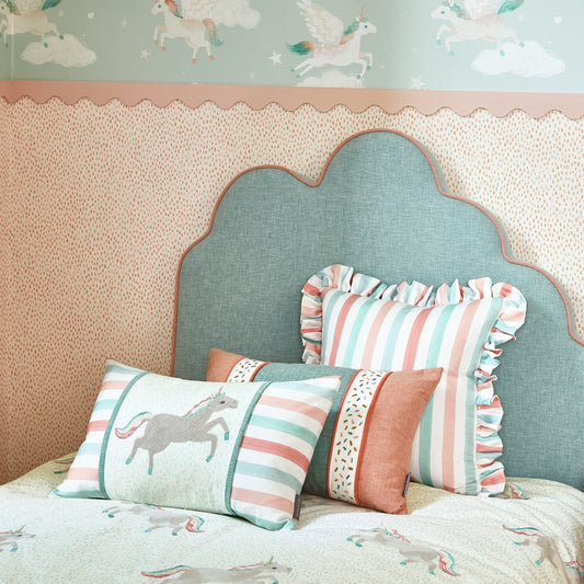 Raindrops Wallpaper - Blush - Villa Nova - W646/01 - Premier Wallcovering