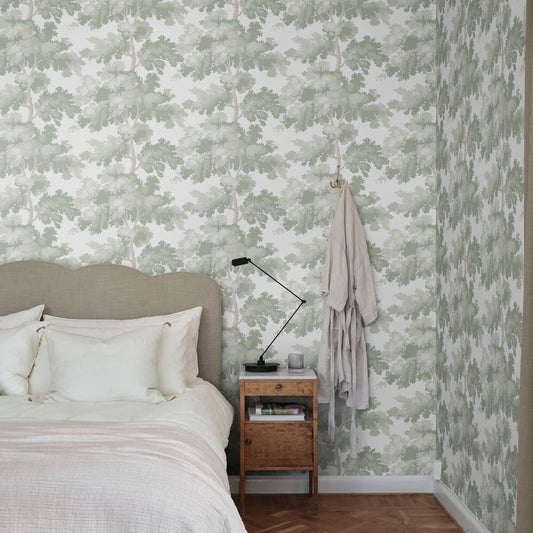 Raphael Wallpaper - Light Green - Sandberg - S10381 - Premier Wallcovering
