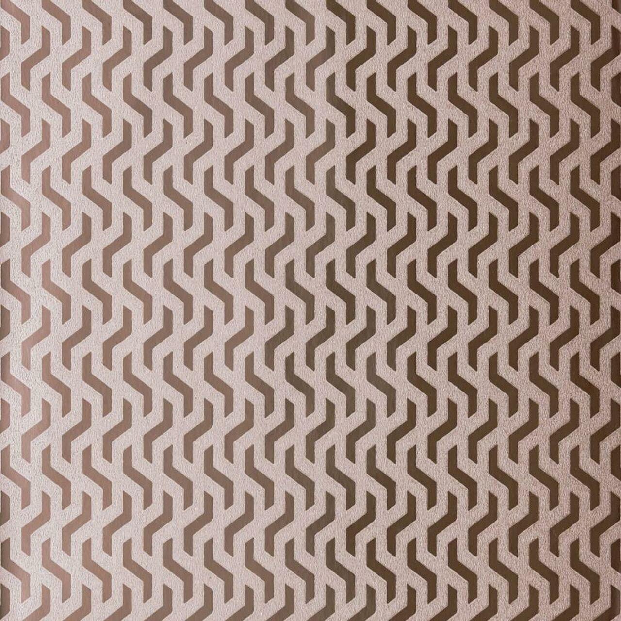 Rattan Foil Wallpaper - Rose Gold - 1838 wallcoverings - 2008 - 147 - 04 - Premier Wallcovering