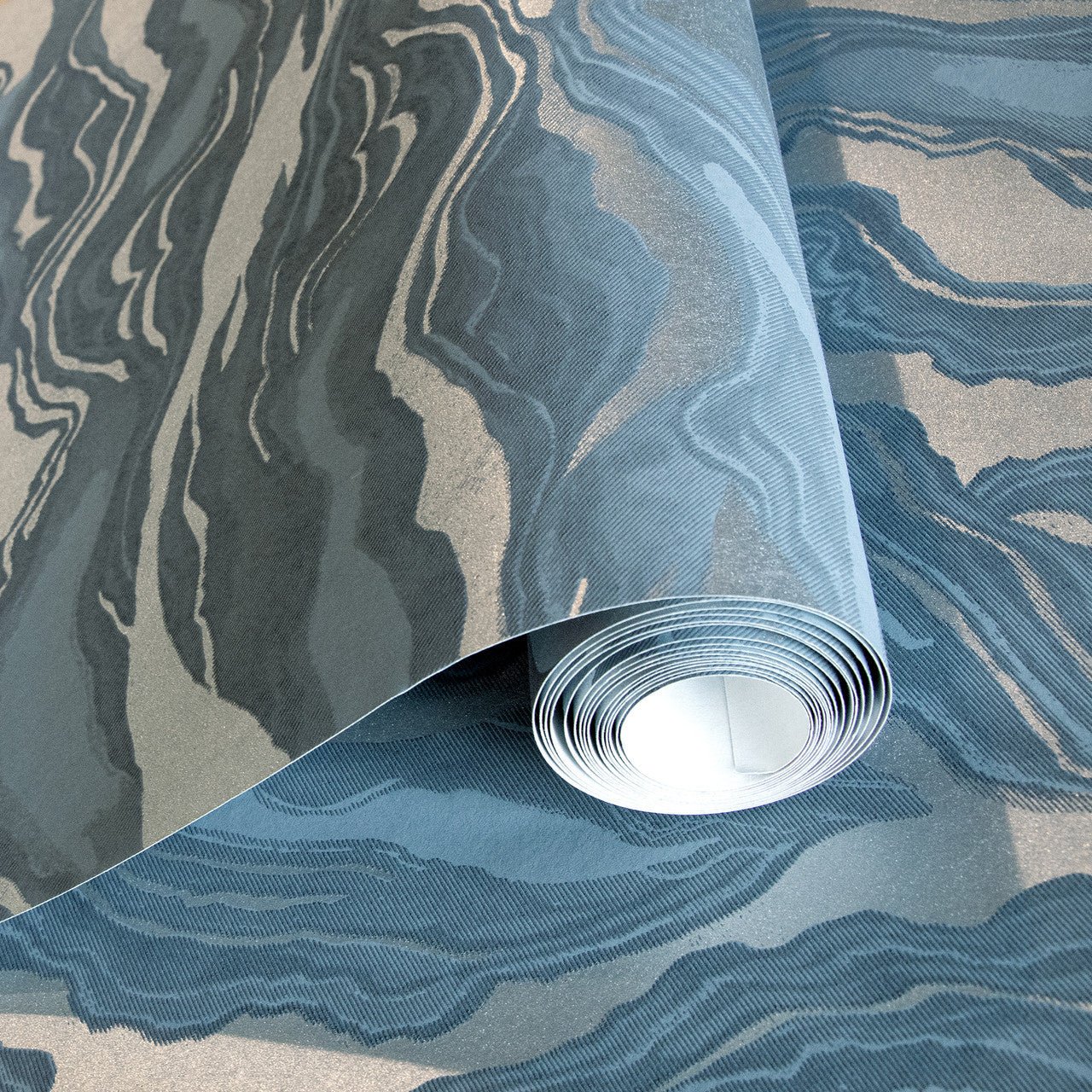 Reflection Slow Living Wallpaper - Night Blue - Hohenberger - 30028 - Premier Wallcovering