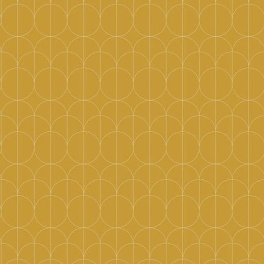 Reflet 1930 Wallpaper - Jaune - Casadeco - 85692323 - Premier Wallcovering