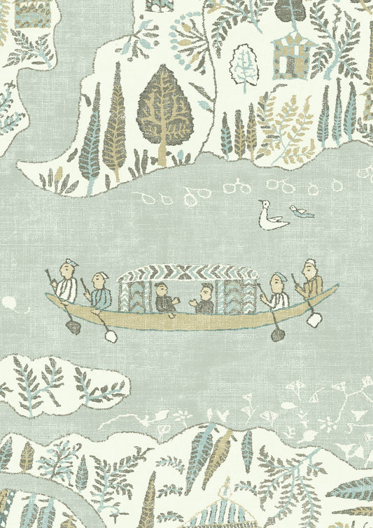 Regatta Wallpaper - Aqua Vita - Lewis & Wood - Premier Wallcovering