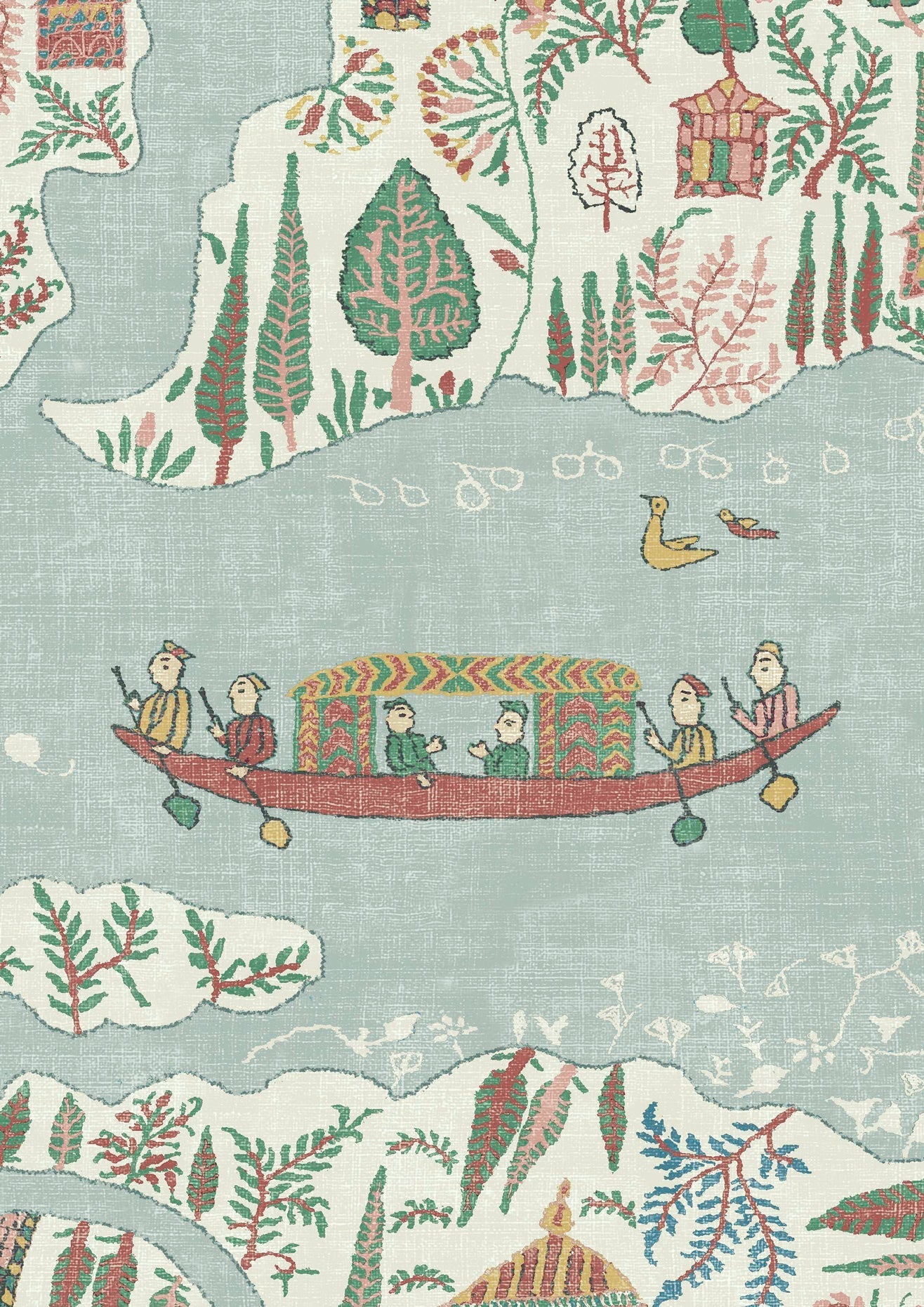 Regatta Wallpaper - Garland - Lewis & Wood - Premier Wallcovering