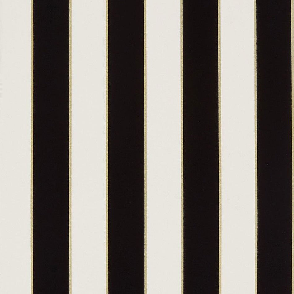 Regency Stripe Wallpaper - Ivory/ Black - Osborne & Little - W7780-19 - Premier Wallcovering