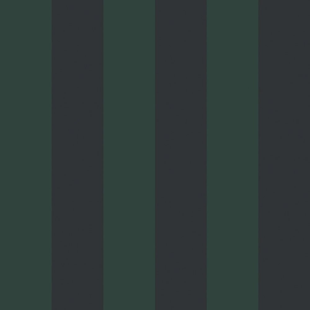 Regent Stripe Wallpaper - Oxford Blue and Pine Green - LAN100230 - Lucie Annabel - Premier Wallcovering