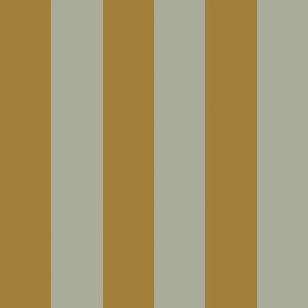 Regent Stripe Wallpaper - Mustard and Warm Grey - LAN100233 - Lucie Annabel - Premier Wallcovering