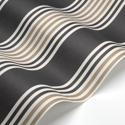 Regent Wallpaper - Black & Gold - Timothy Wilman - TW2470 - Premier Wallcovering