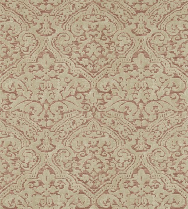 Renaissance Damask Wallpaper - Russet - ZCON312026 - Zoffany - Premier Wallcovering