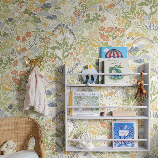 Resan Kids Wallpaper Mural - Light Green - Galerie - Resan - RD29036 - Premier Wallcovering