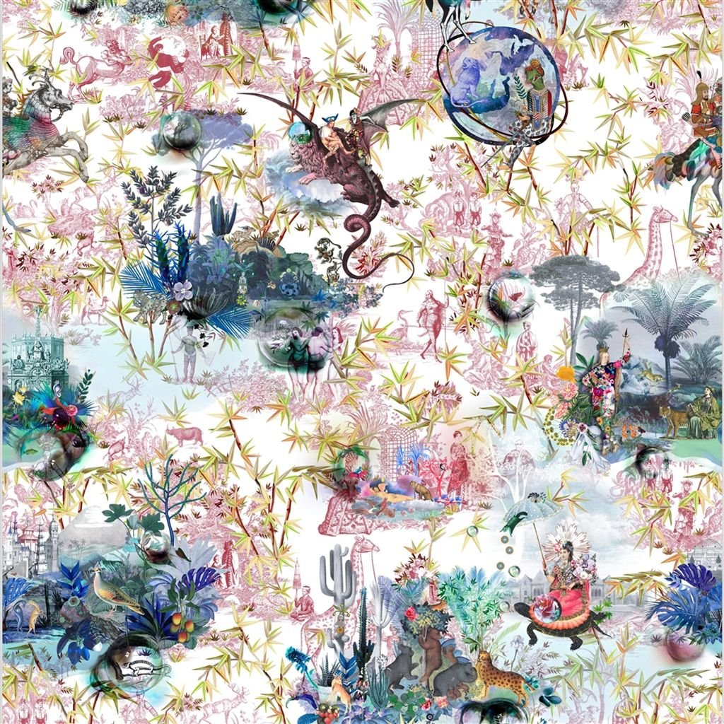 Reveries Wallpaper - Tomette - Christian Lacroix - PCL1003/02 - Premier Wallcovering