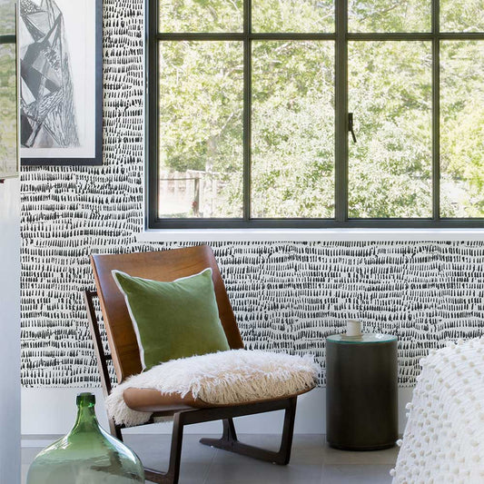 Rhunes Wallpaper - Monochrome - A Street Prints - FD24354 - Premier Wallcovering