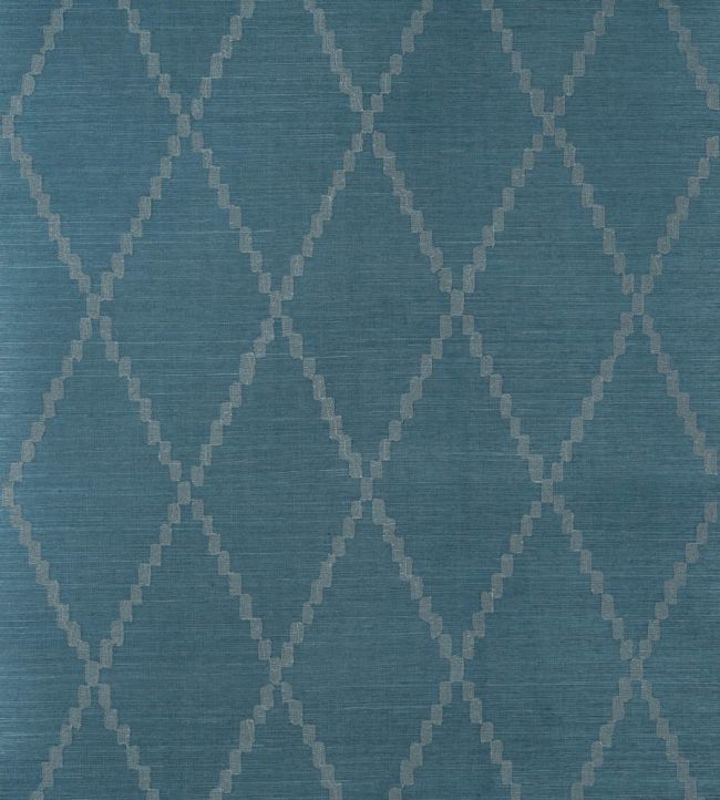 Ribbon Sisal Wallpaper - Navy - Anna French - AT16142 - Premier Wallcovering