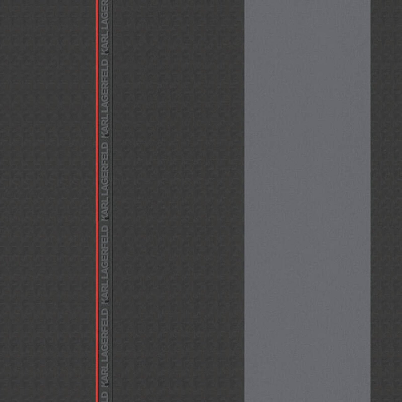 Ribbon Stripe Wallpaper - Charcoal - A S Creation - Karl Lagerfield - 37848 - 1 - Premier Wallcovering