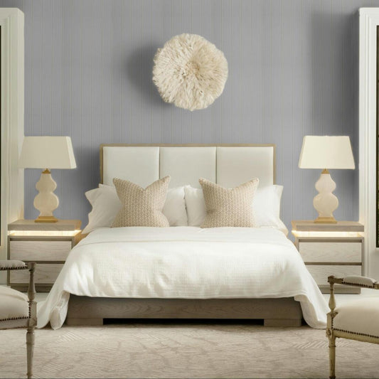 Ric Rac Wallpaper - Silver - Andrew Martin - HACIRRPO - Premier Wallcovering