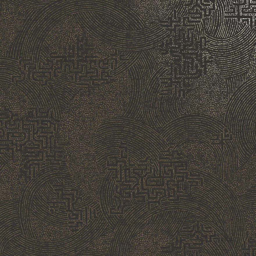 Richat Wallpaper - Noir - Holden Décor - 66029 - Premier Wallcovering