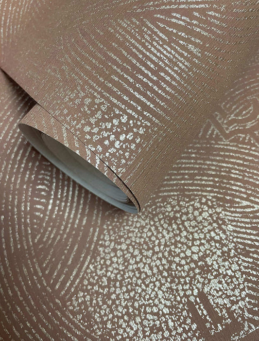 Richat Wallpaper - Rust - Holden Décor - 66026 - Premier Wallcovering