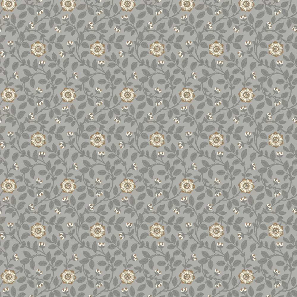 Richmond Green Wallpaper - Platinum - Little Greene - 0251RGPLATI - Premier Wallcovering