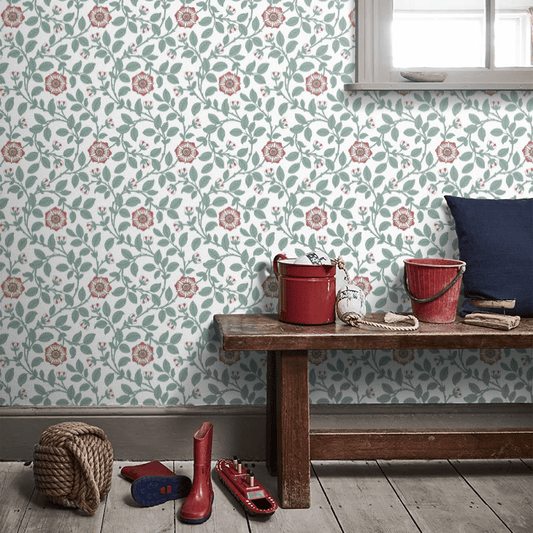 Richmond Green Wallpaper - Dorcas - Little Greene - 0251RGDORCA - Premier Wallcovering