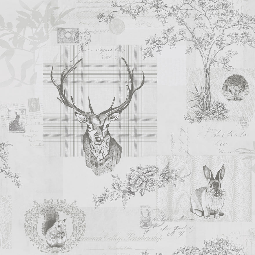 Richmond Wallpaper - Grey/Charcoal - Holden Décor - 98013 - Premier Wallcovering